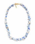 Navy Blue Coast Stone Necklace