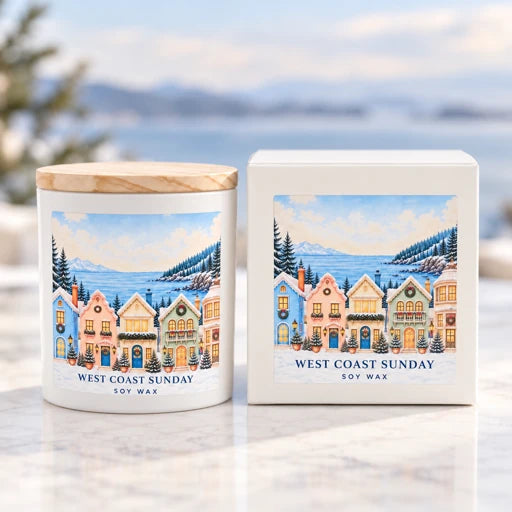 Christmas Village Candle