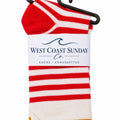 Lighthouse Stripe Crew Socks | Women's 6-10
