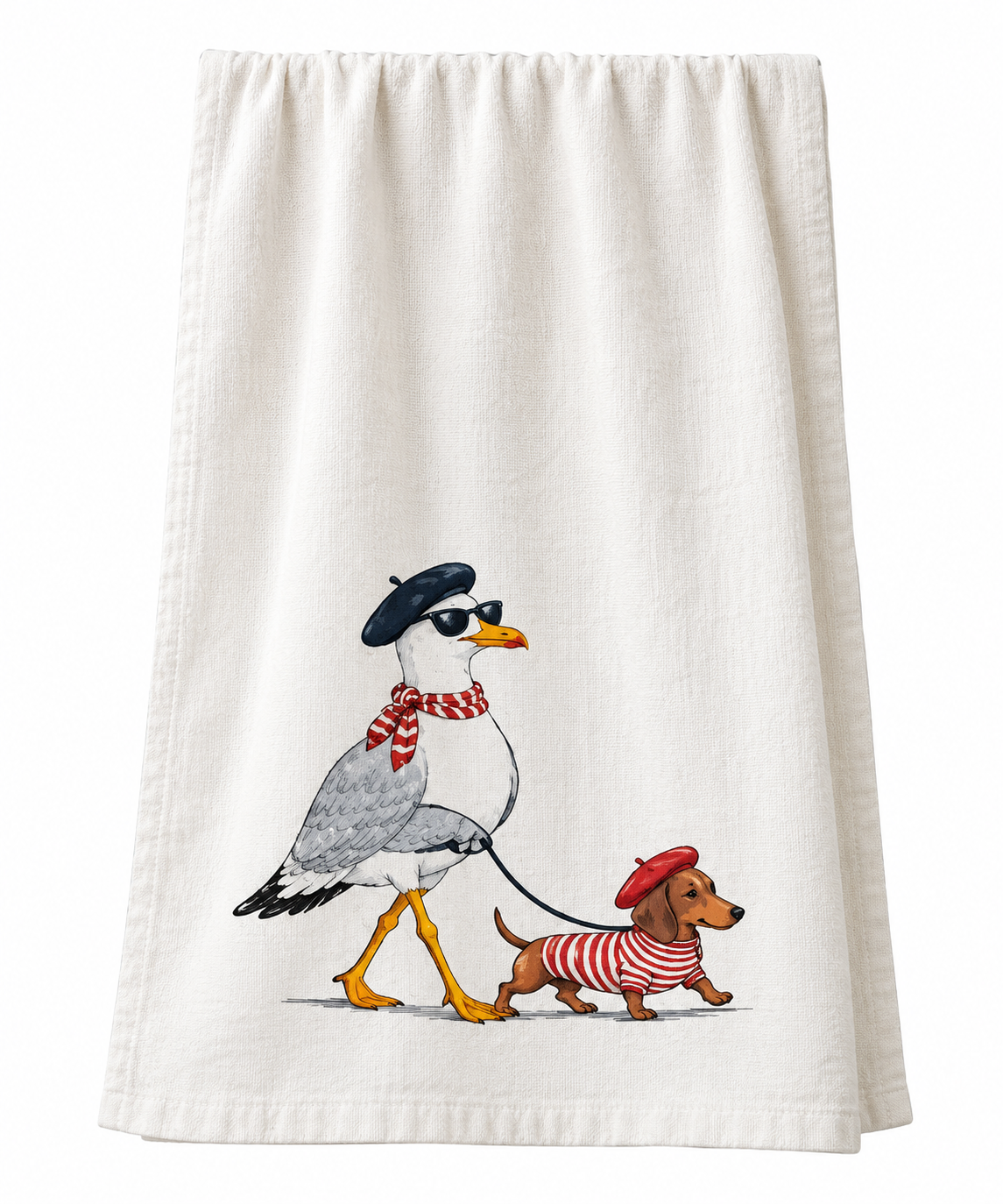 Paris Stroll Flour Sack Tea Towel