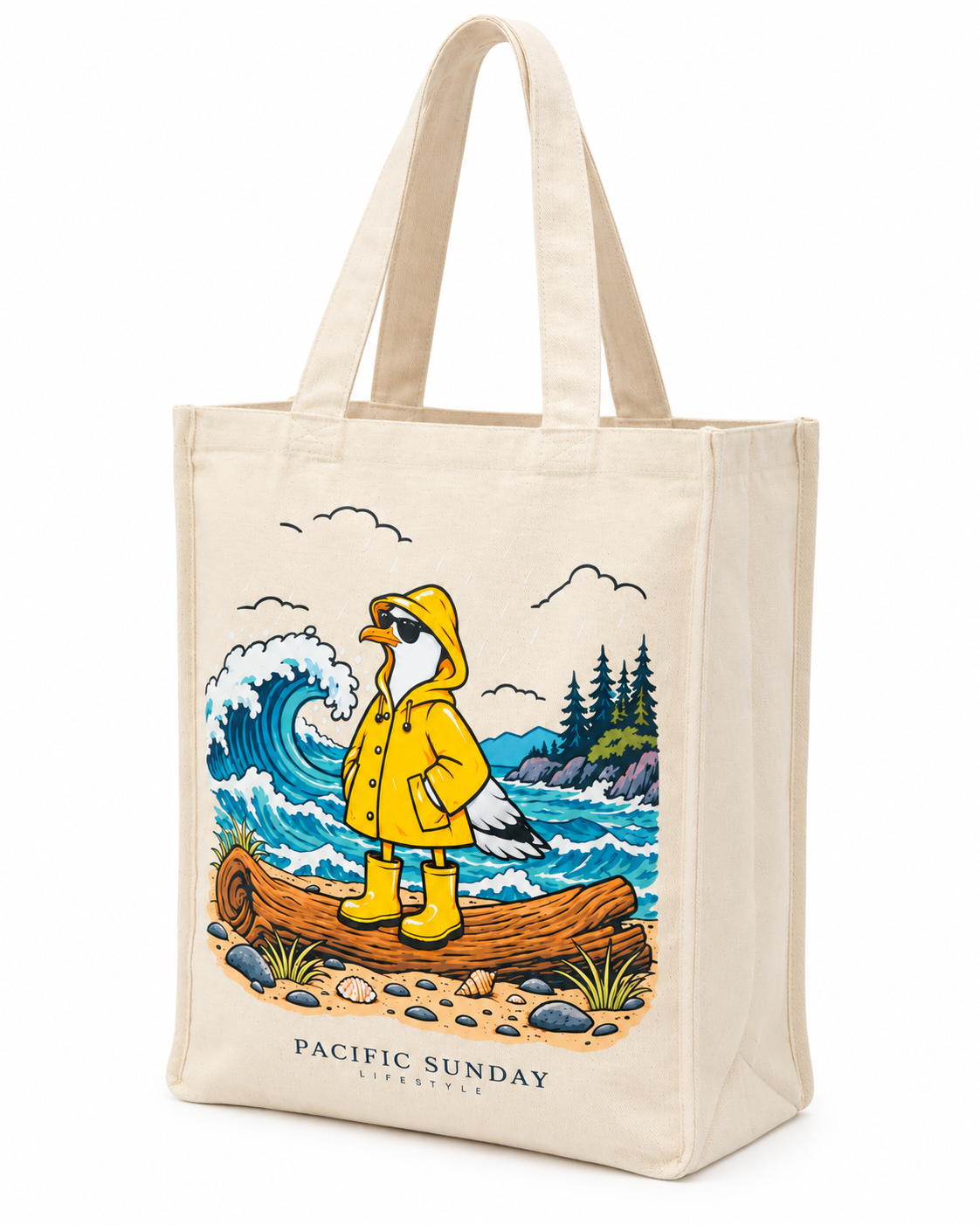 West Coast Rainy Day Full Gusset Tote