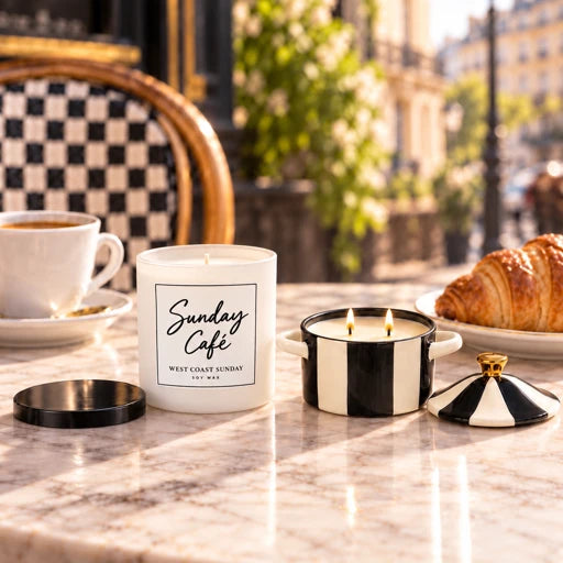 Sunday cafe Candle