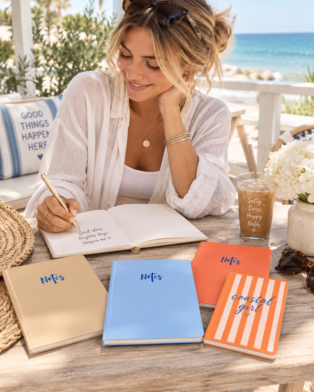 Everyday Notes Notebook – Sunset Coral