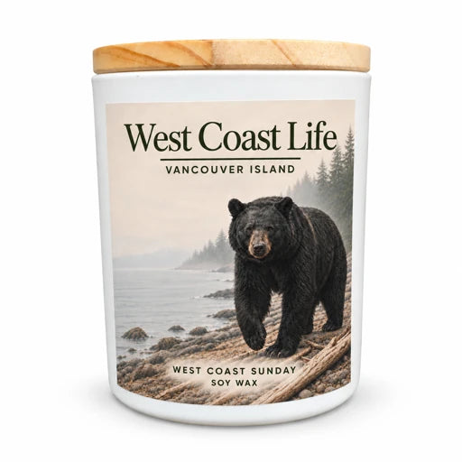 West Coast Life Bear Candle