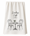 Sunday Café Flour Sack Tea Towel