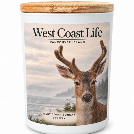 West Coast Life Deer Candle