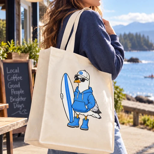 West Coast Sunday Surf Full Gusset Tote