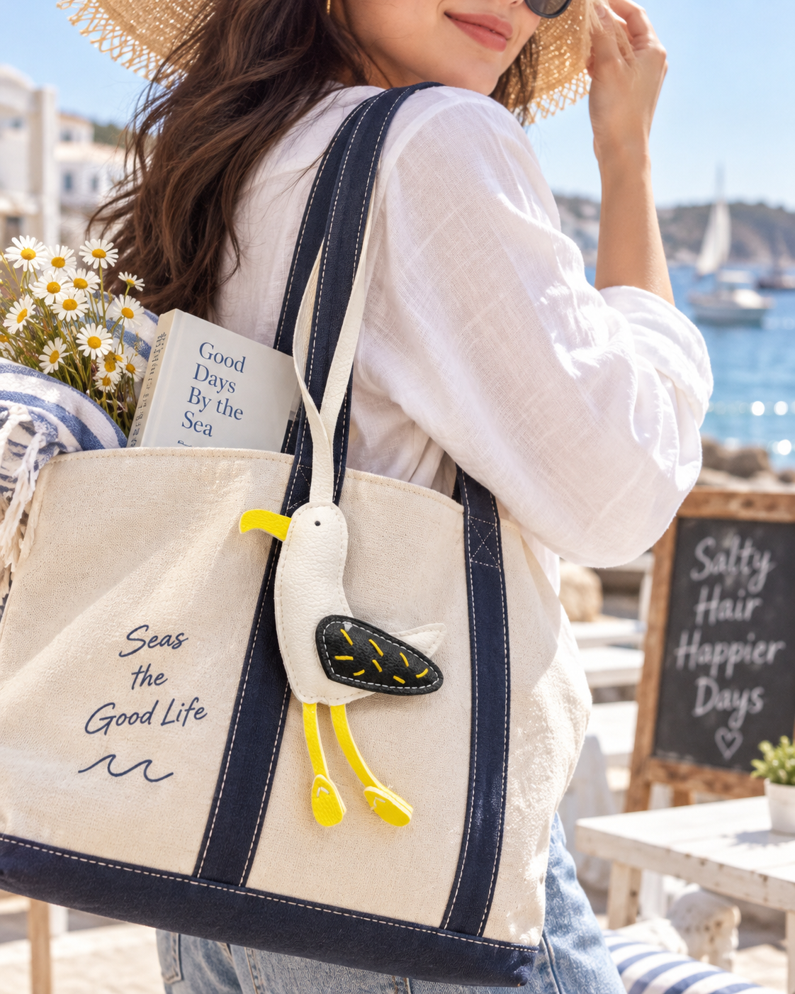 Seagull Bag Charm – Coastal Companion