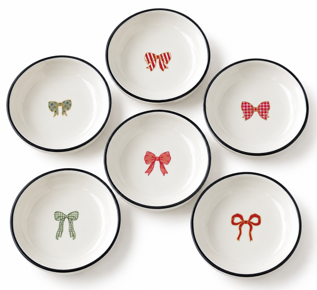 Trinket tray bows assorted