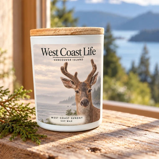 West Coast Life Deer Candle