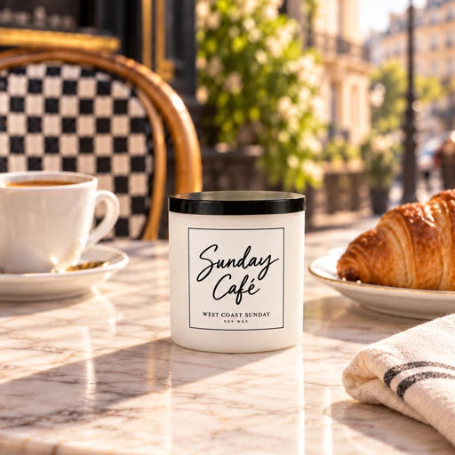 Sunday cafe Candle