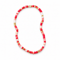 Sunday Stackers- Red and pink Pop Beaded Bracelet