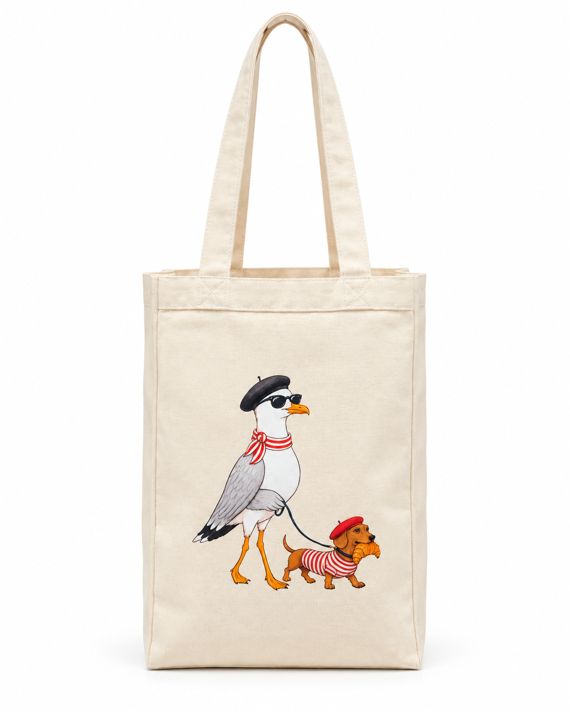 Parisian Dog Stroll Tote