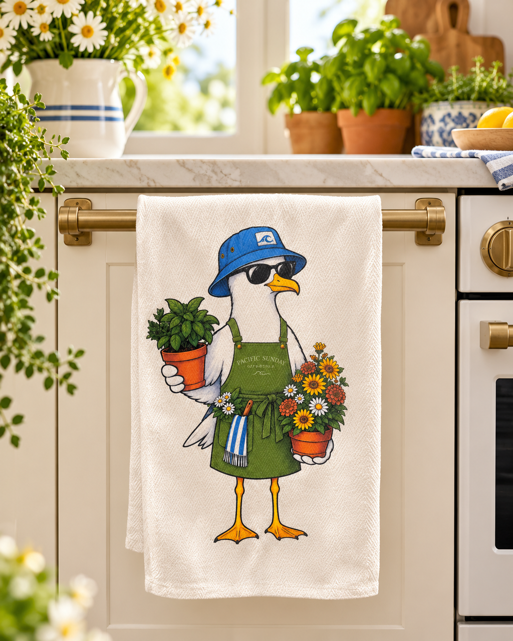 Garden Guy  Cotton Tea Towel