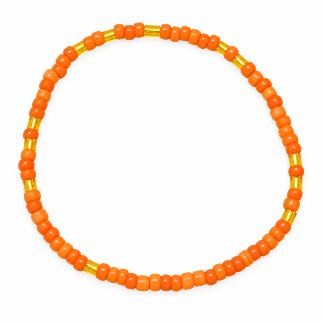 Sunday Stackers – Orange Pop Bracelet