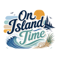 On Island Time Sticker | West Coast Sunday