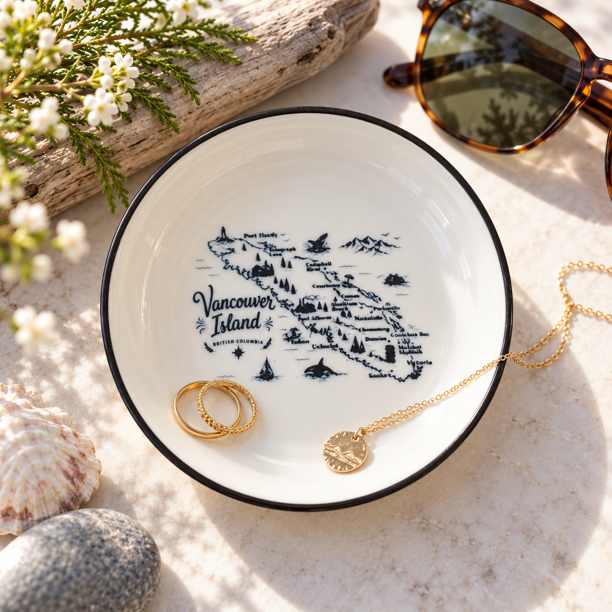 Vancouver Island  trinket bowl