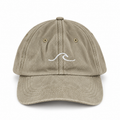 West Coast Sunday khaki wave cap with embroidered wave logo