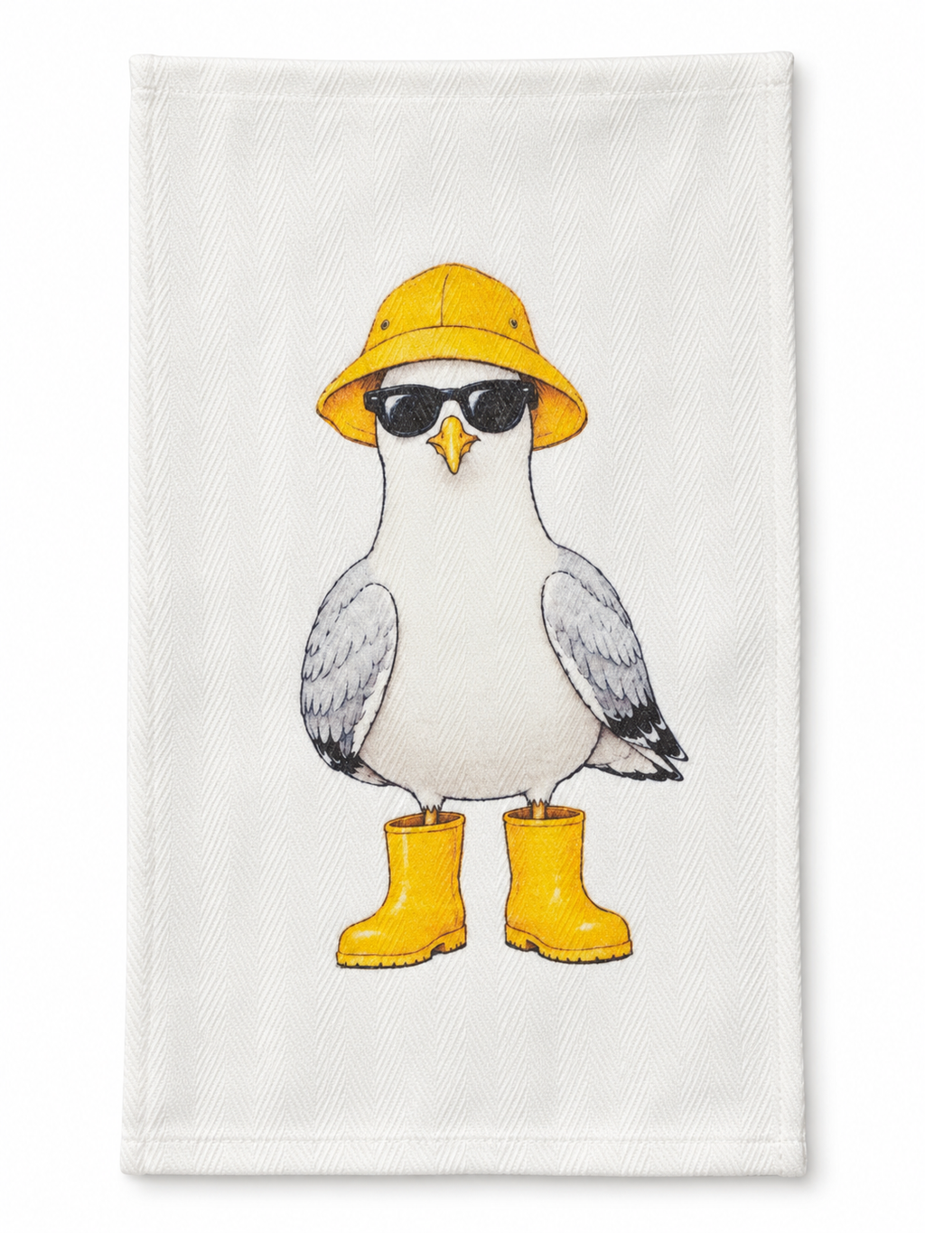 Ready for the Rain Tea Towel