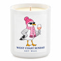 Cheers to my friends Seagull candle