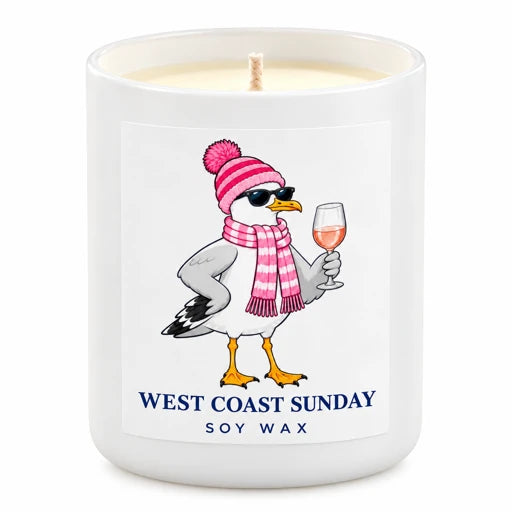 Cheers to my friends Seagull candle