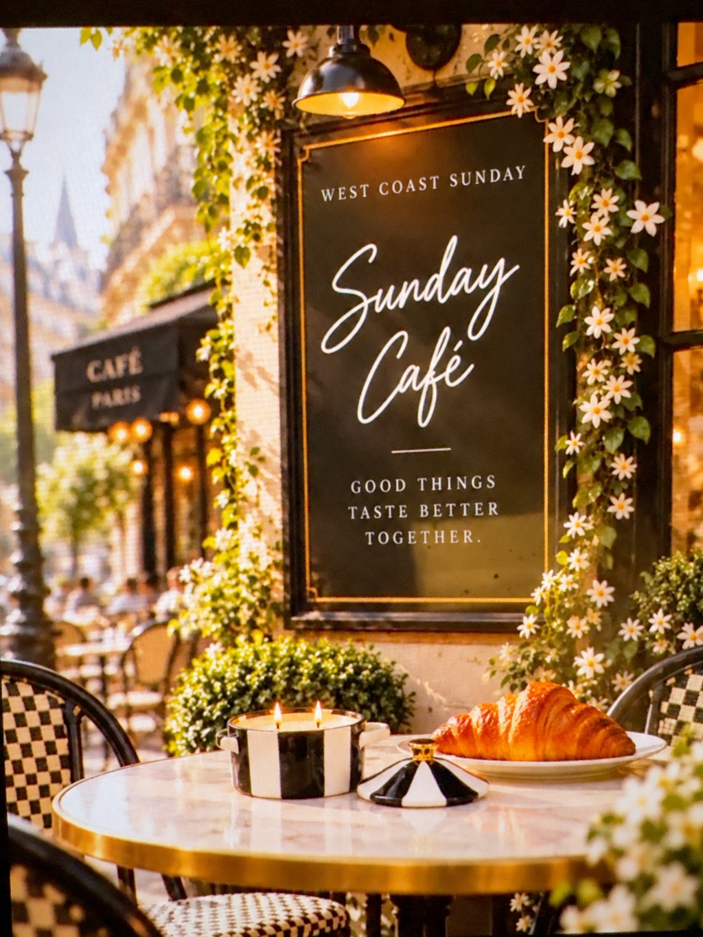 Sunday Cafe Vessel candle