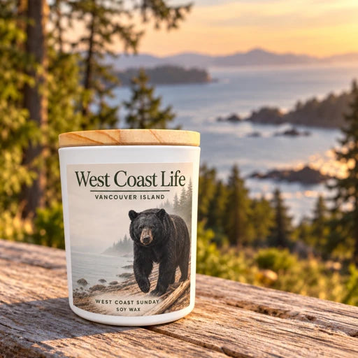 West Coast Life Bear Candle