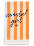 Coastal Girl – Cotton Twill Tea Towel