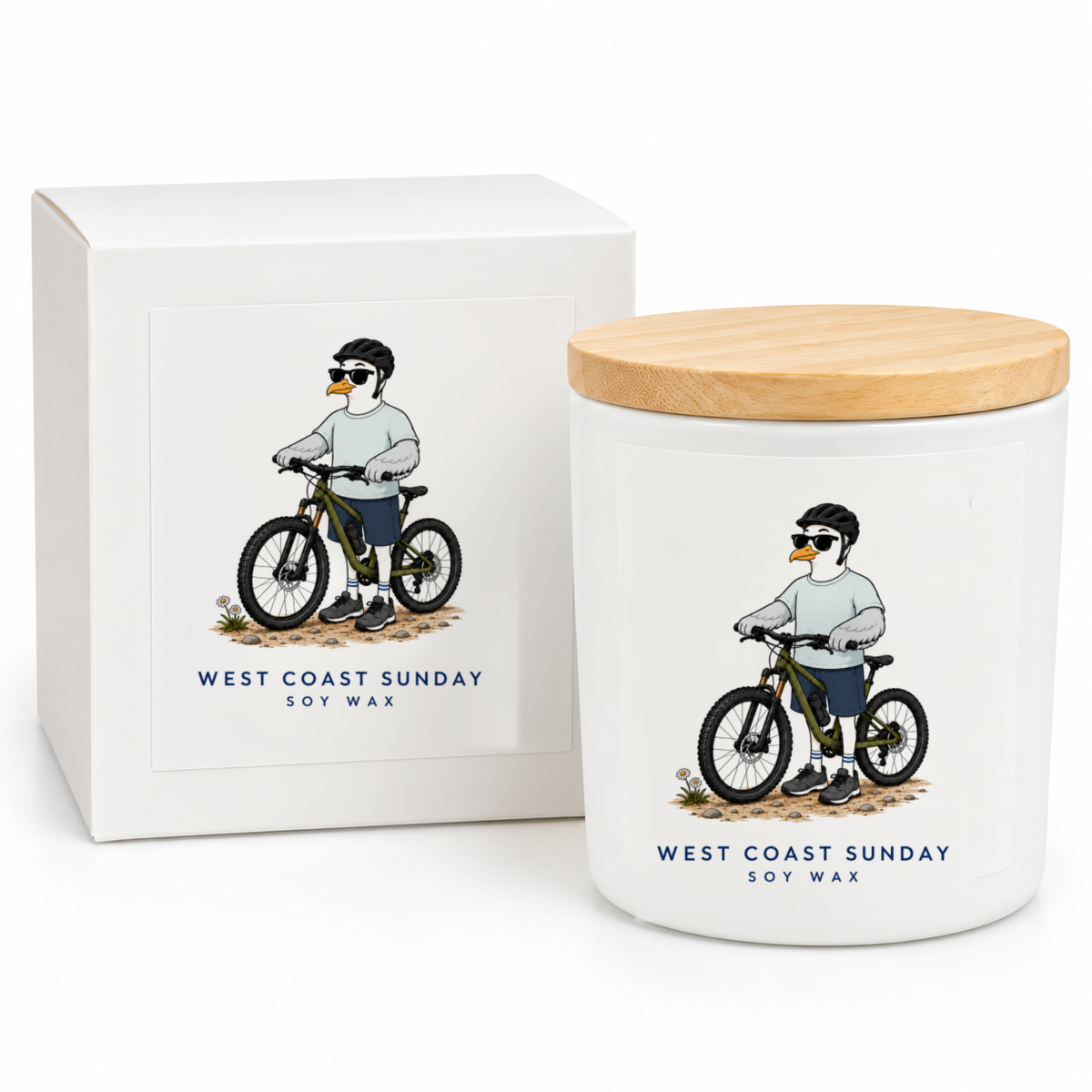 Bike Ride Candle