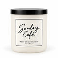 Sunday cafe Candle
