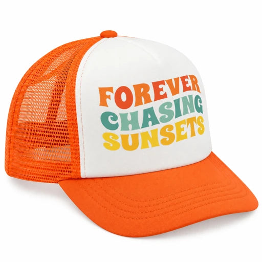 Forever Chasing Sunsets Trucker  Hat