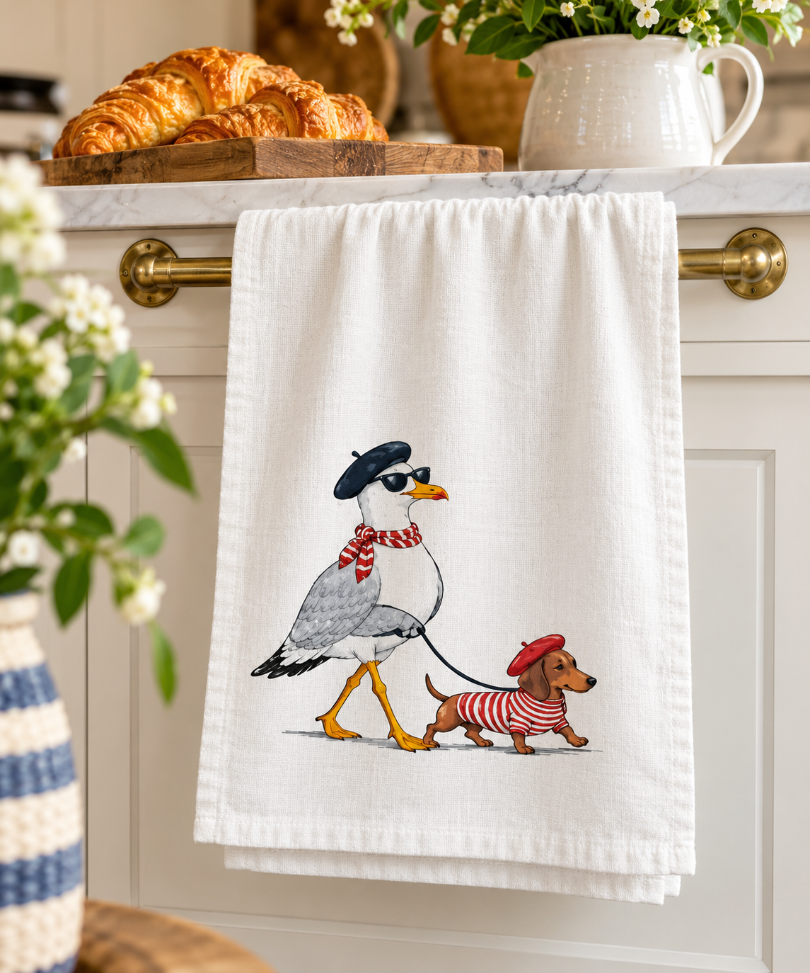 Paris Stroll Flour Sack Tea Towel