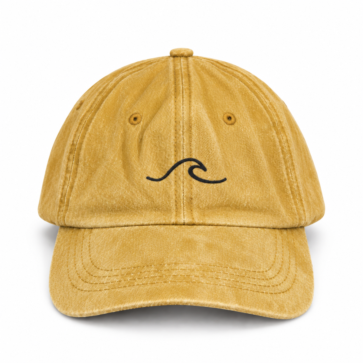 West Coast Sunday Co Wave Cap - Mustard