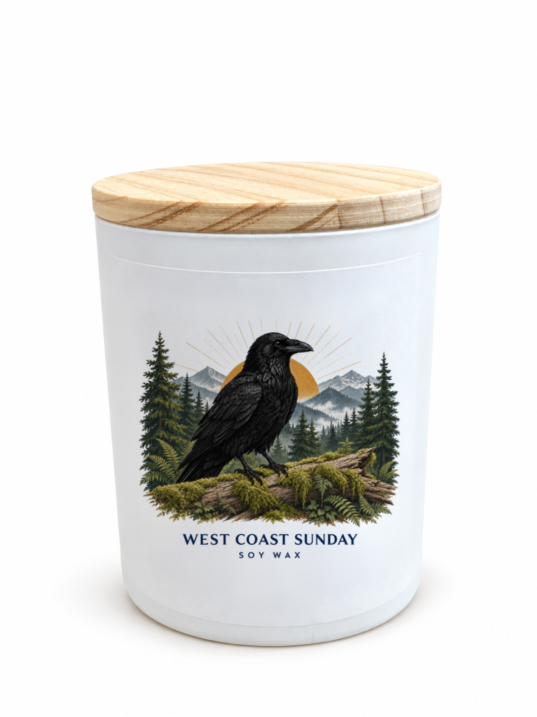 Raven Candle